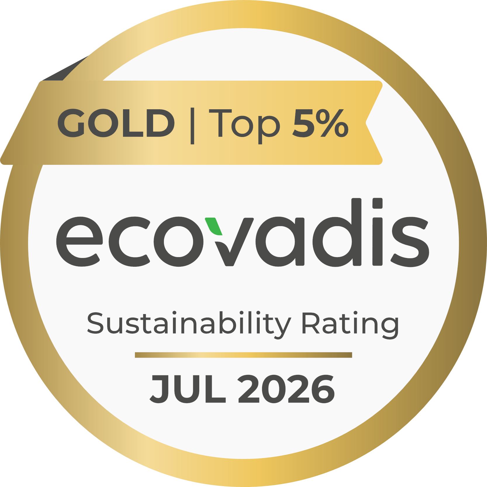 EcoVadis_Gold2026_Medaille